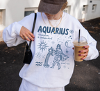 Medieval Aquarius Zodiac Sweatshirt