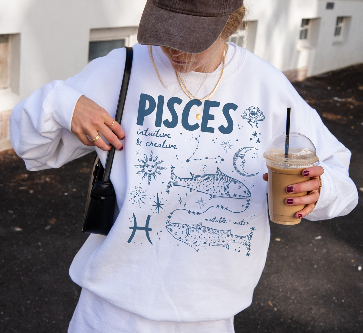 Medieval Pisces Zodiac Sweatshirt