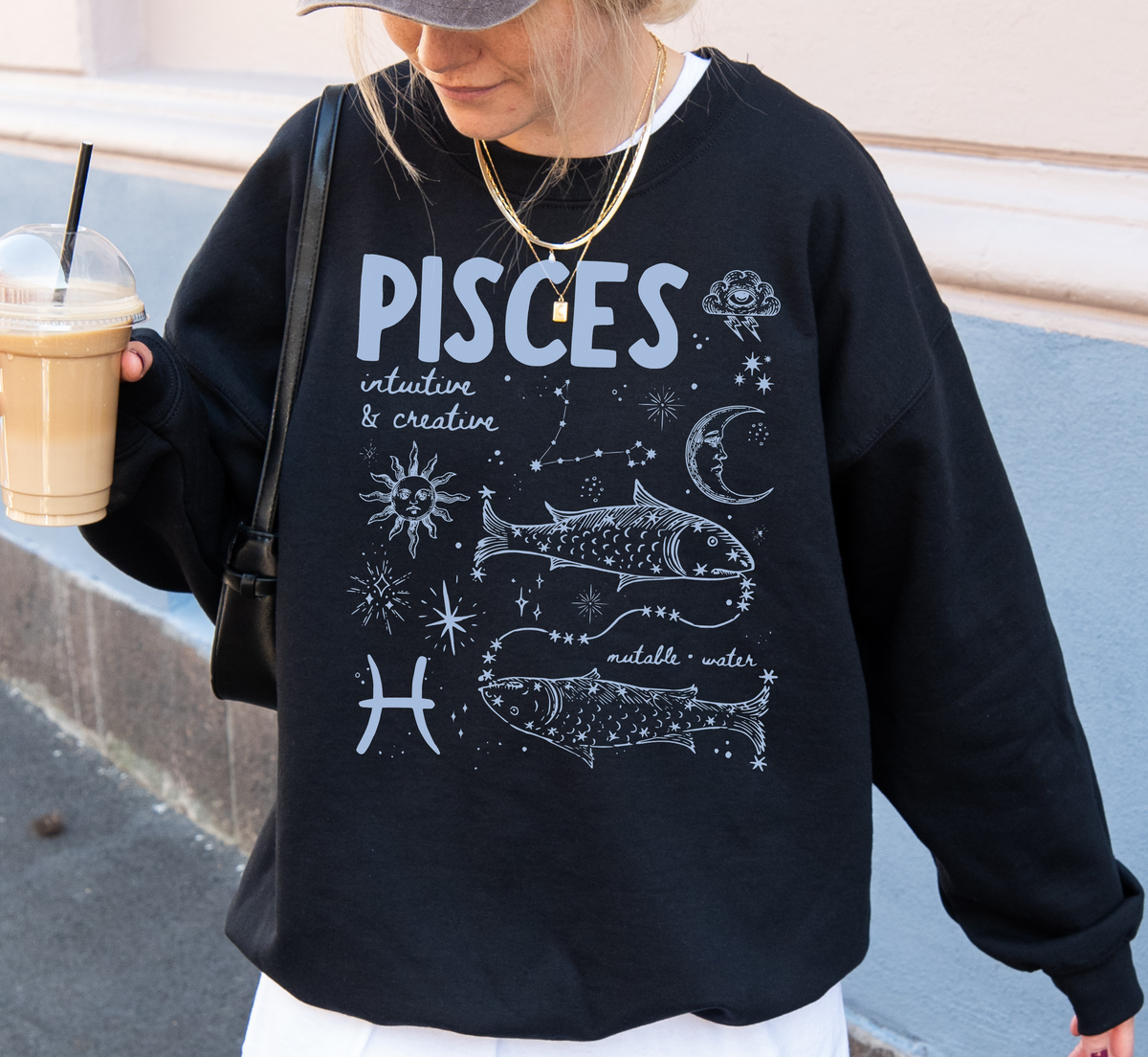 Medieval Pisces Zodiac Sweatshirt