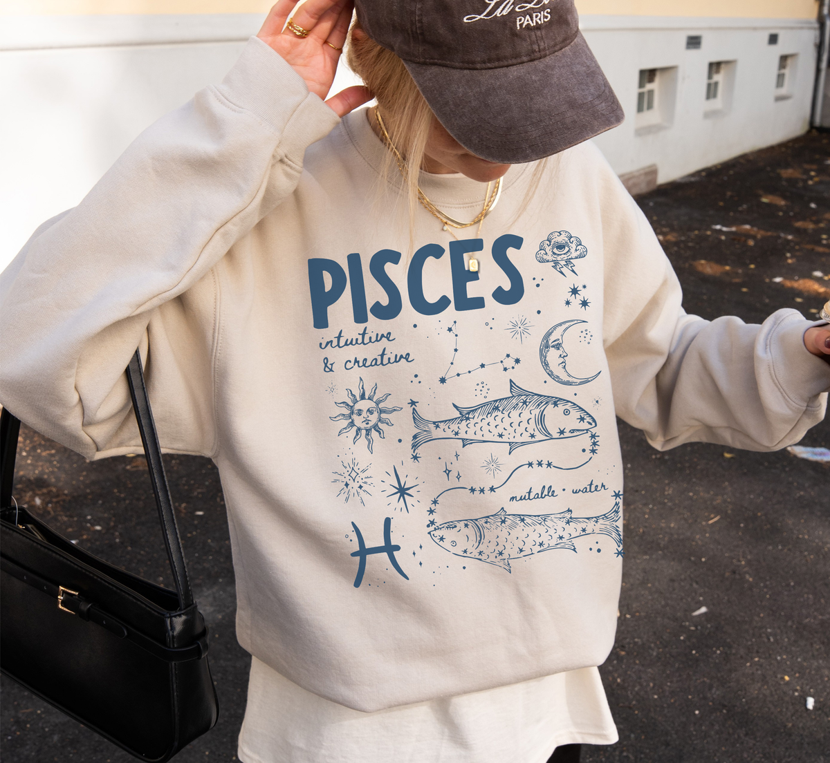 Medieval Pisces Zodiac Sweatshirt