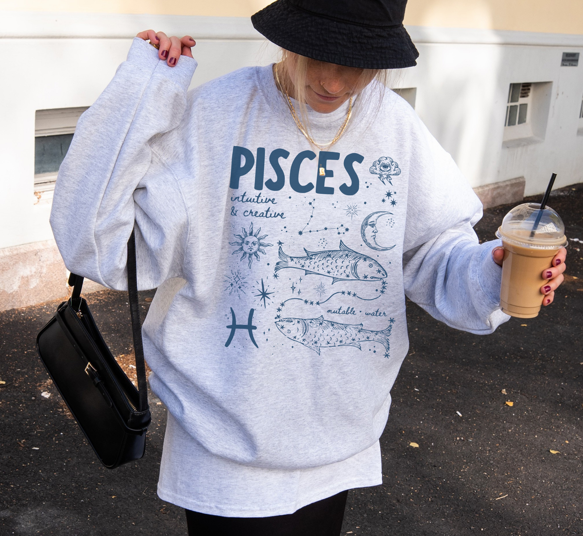 Medieval Pisces Zodiac Sweatshirt