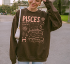 Medieval Pisces Zodiac Sweatshirt