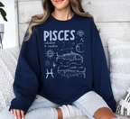 Medieval Pisces Zodiac Sweatshirt