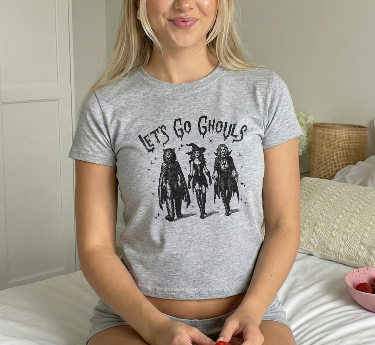 Let's Go Ghouls Baby Tee