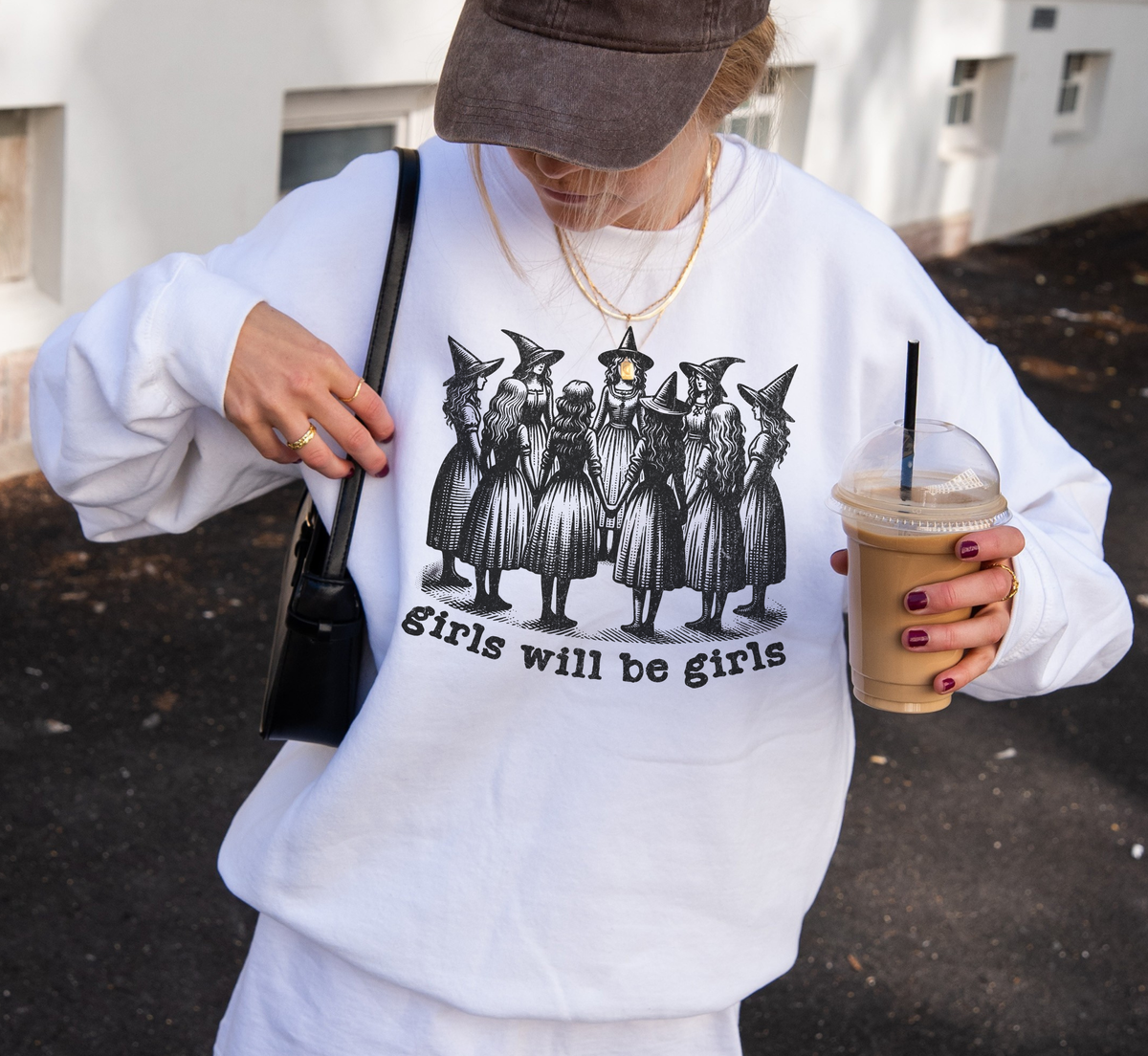 Girls Will Be Girls Witchy Sweatshirt