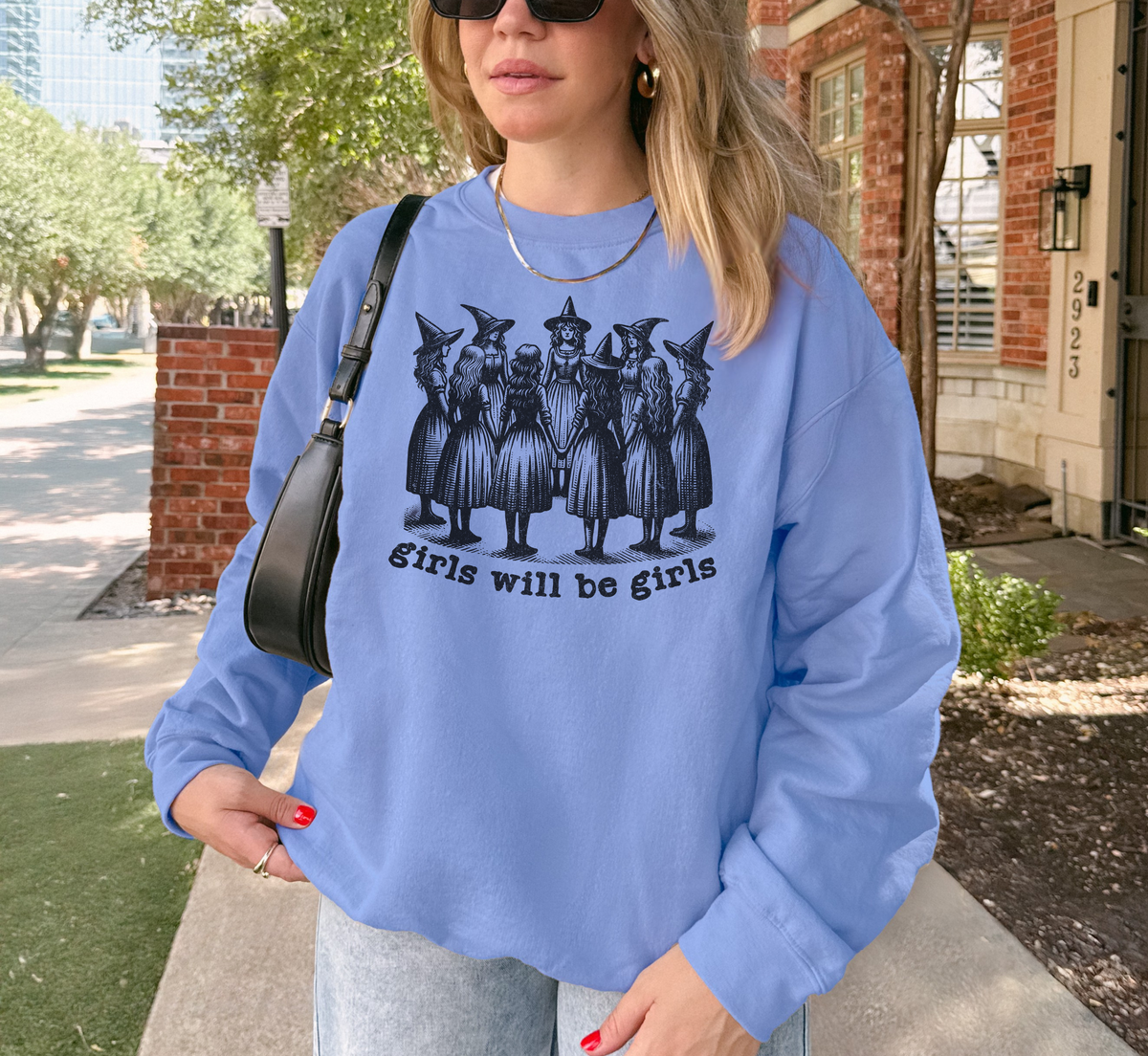 Girls Will Be Girls Witchy Sweatshirt