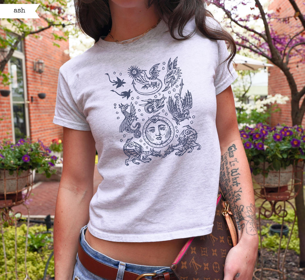 Medieval Dragons Baby Tee