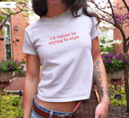 Je préférerais pleurer sur Enya – T-shirt court