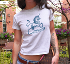 Medieval Unicorn Baby Tee