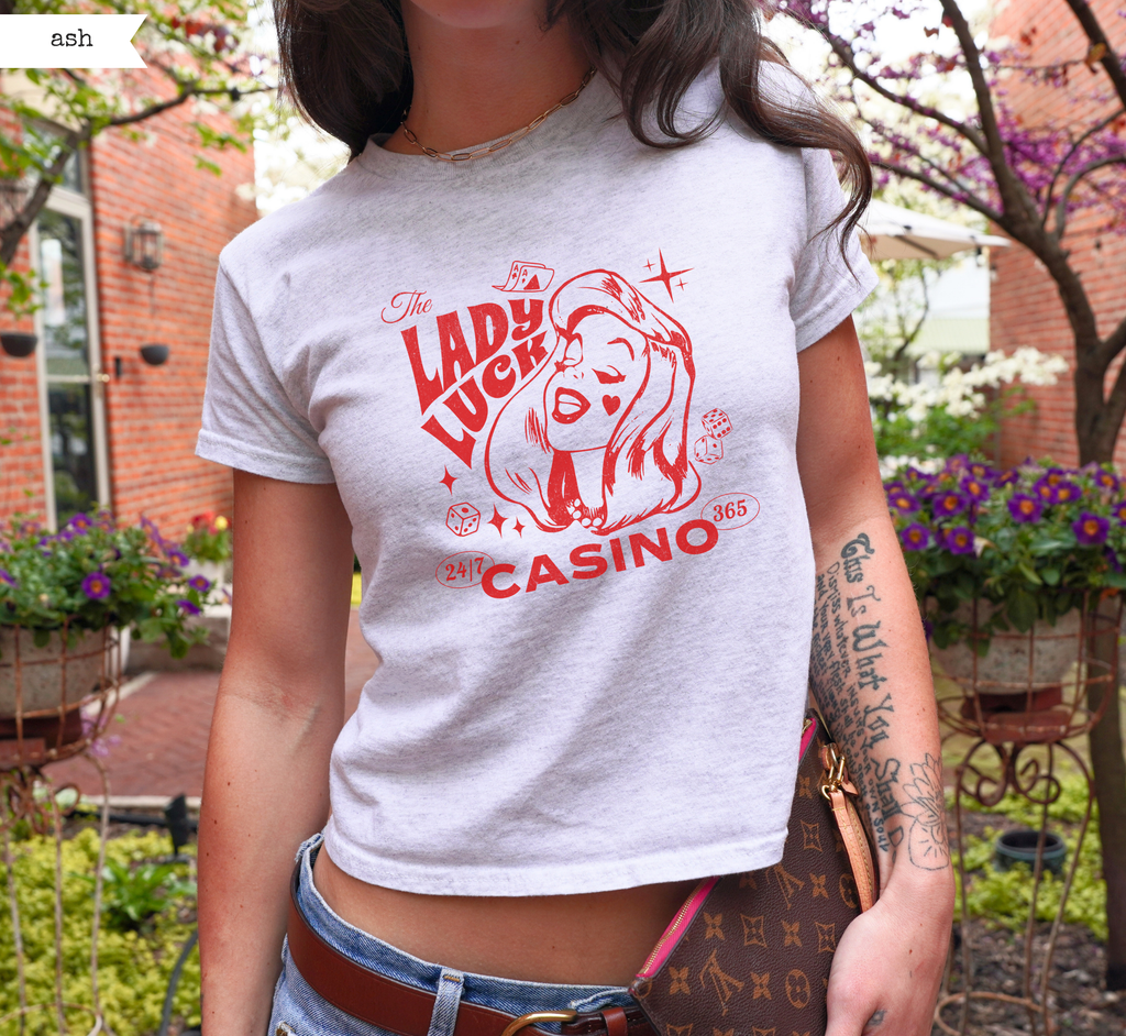 Lady Luck Casino Baby Tee
