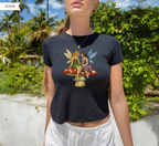 Medieval Fairies Mushroom Baby Tee