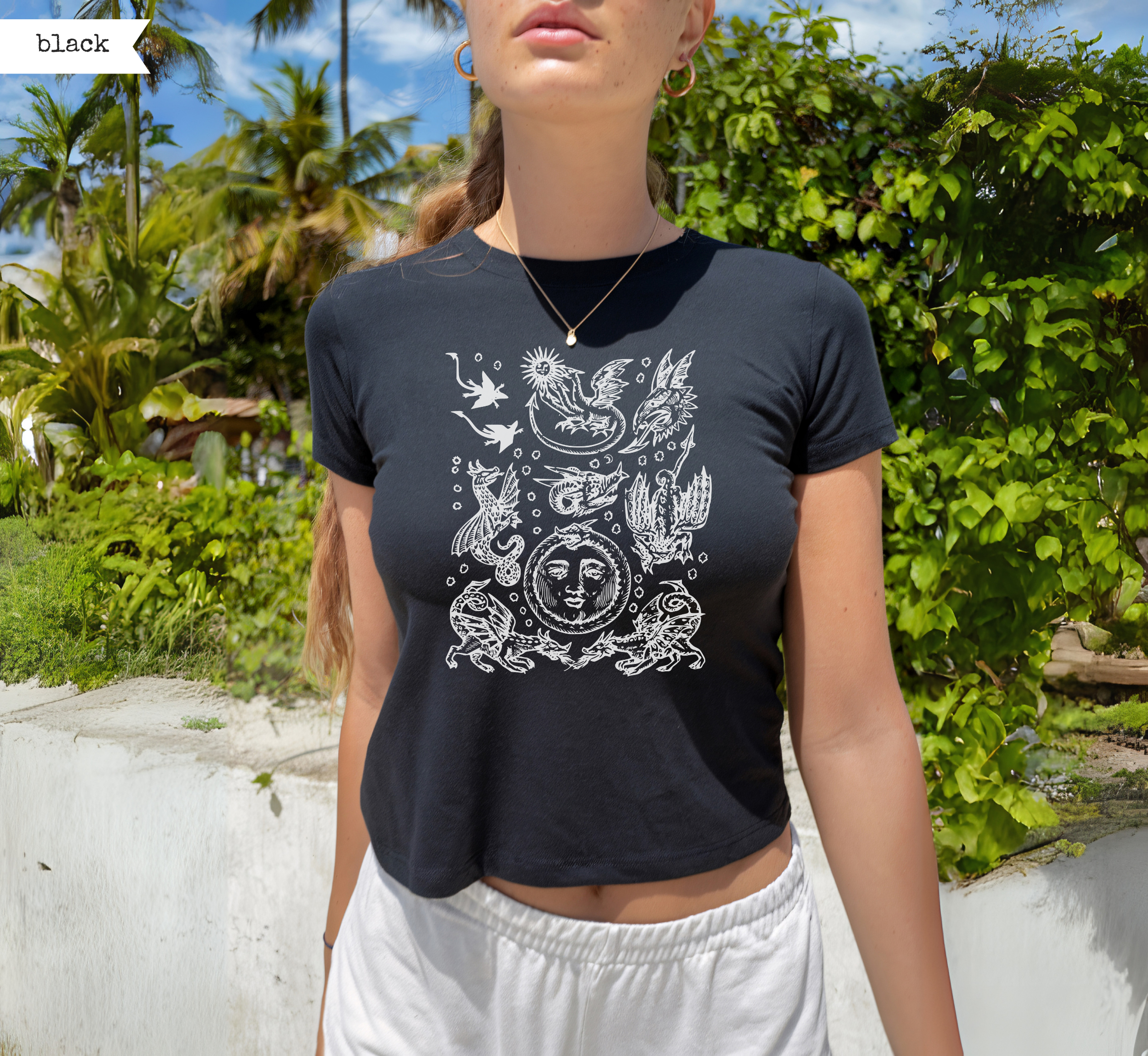 Medieval Dragons Baby Tee