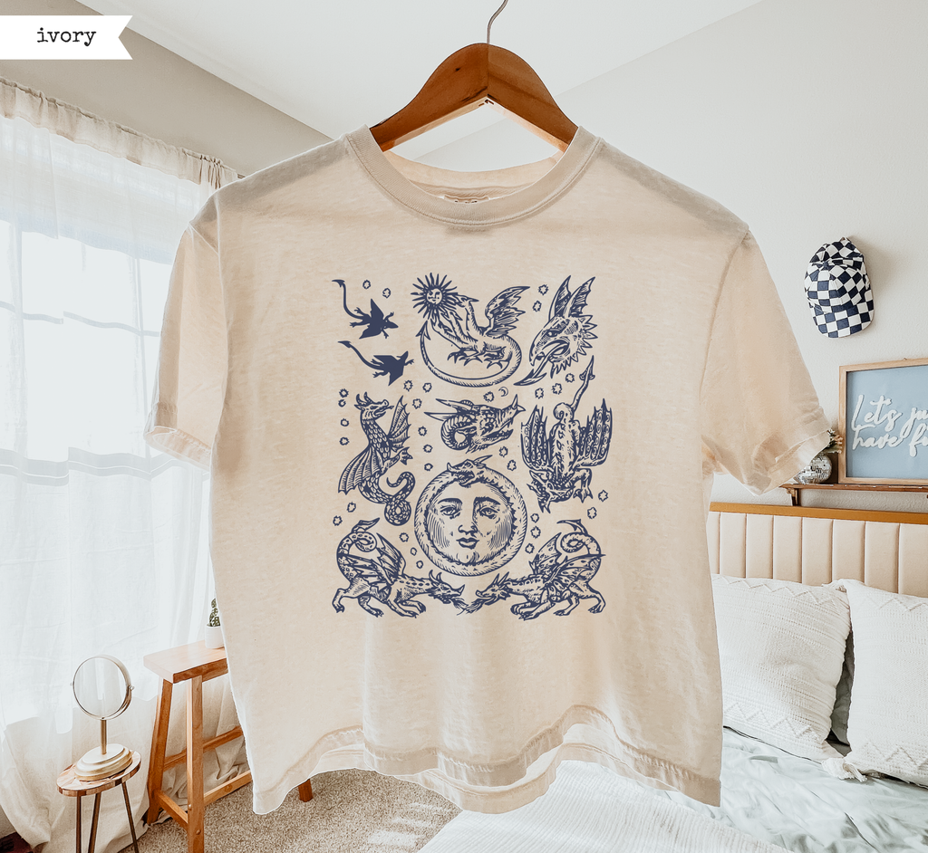 Medieval Dragons Boxy T-Shirt