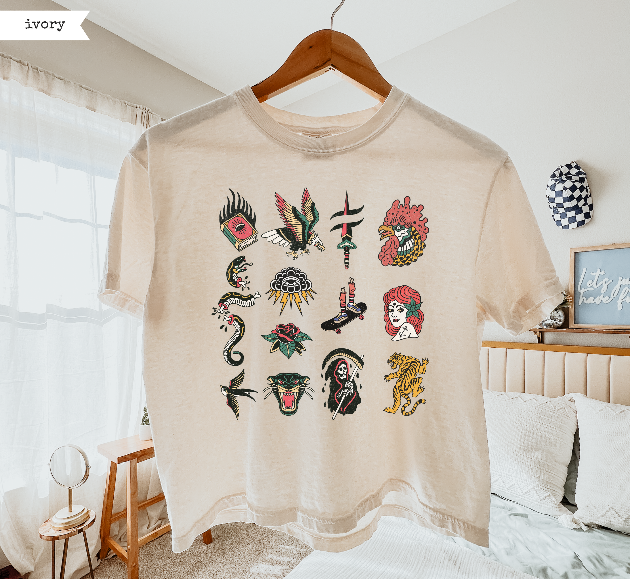 Vintage Tattoo Boxy T-Shirt