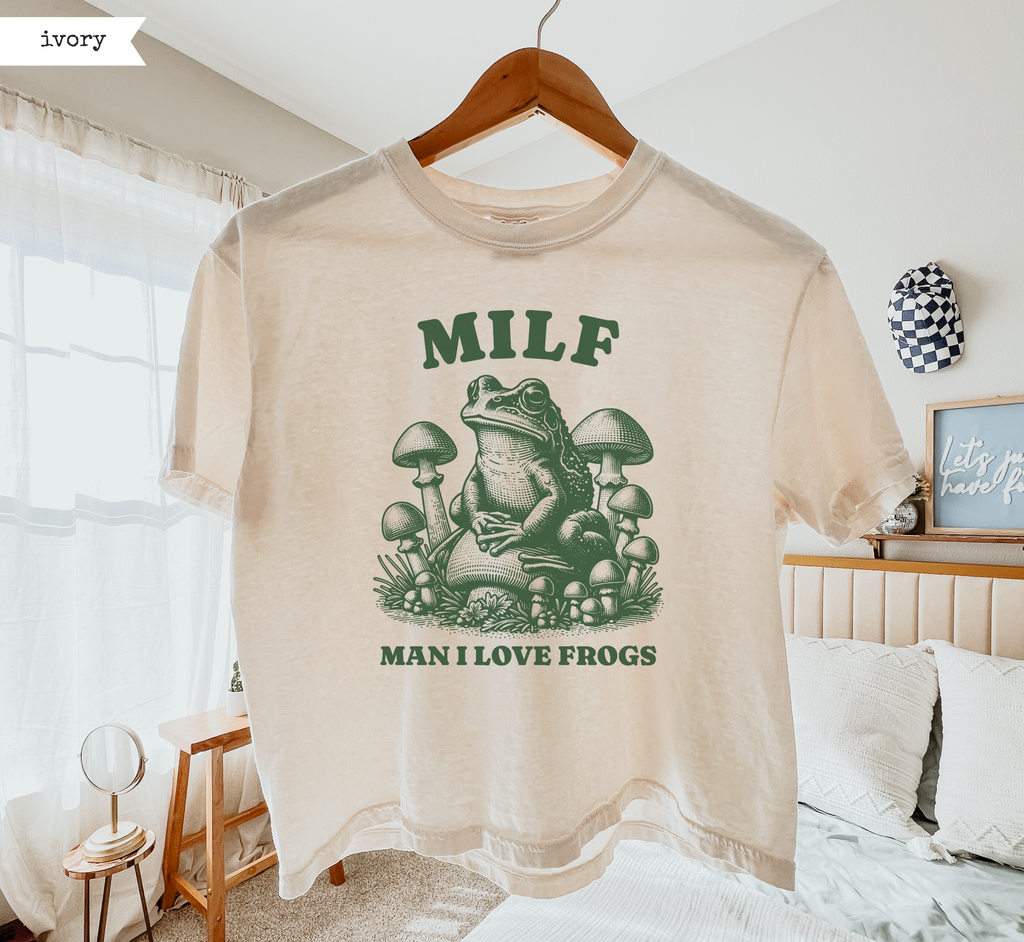 T-shirt ample "J'adore les grenouilles"