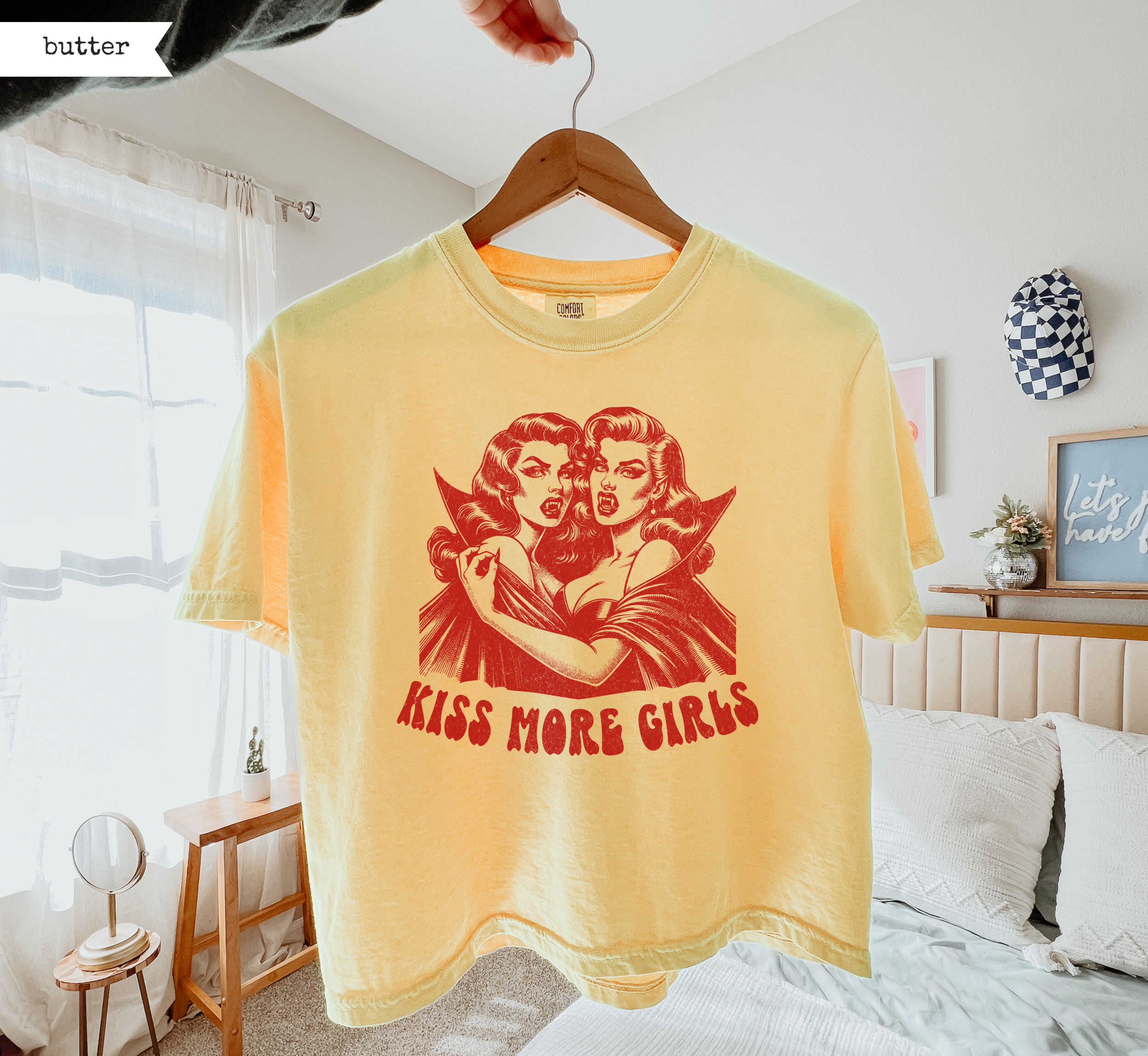 Kiss More Girls Vampire Boxy T-Shirt