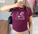 Medieval Unicorn Baby Tee