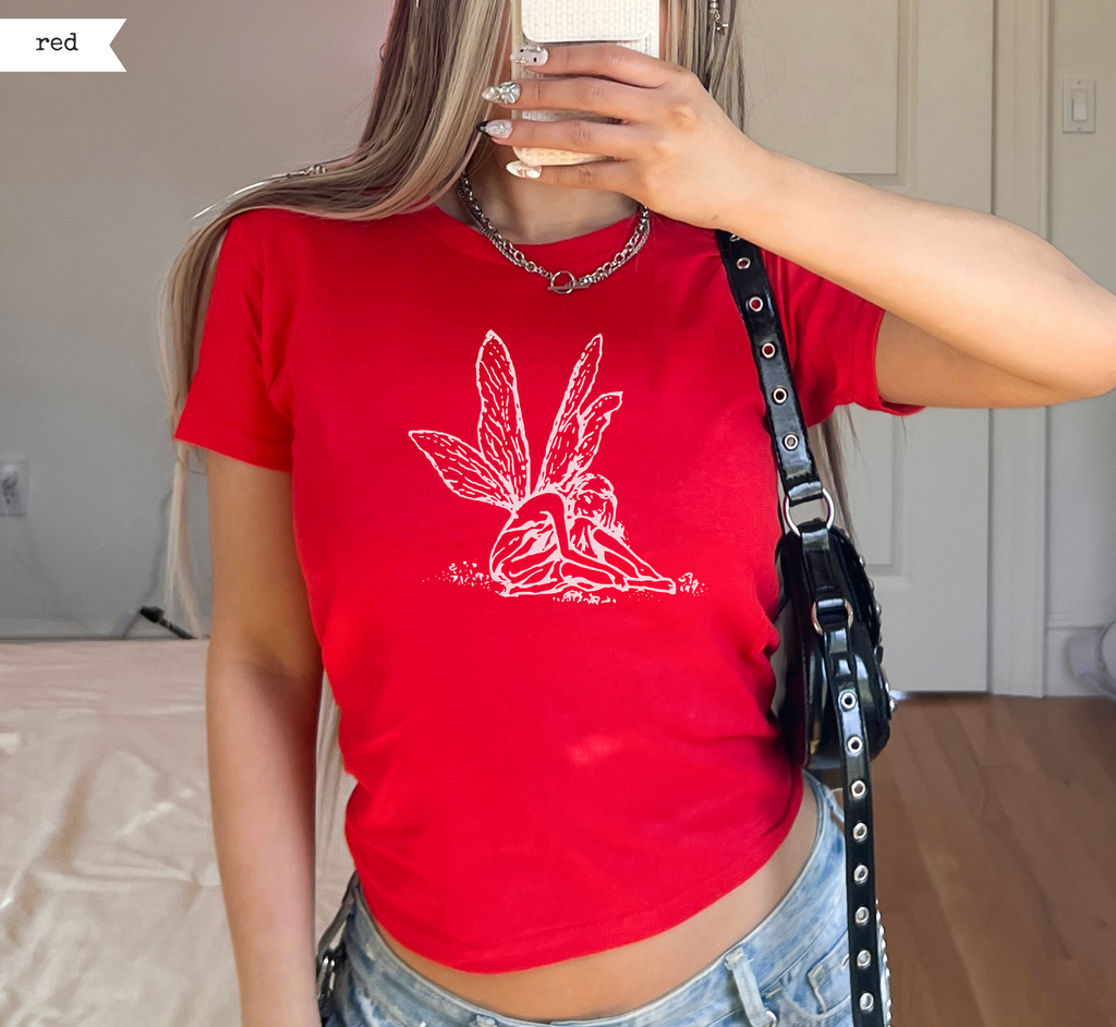 T-shirt Court Bébé Fée Médiévale
