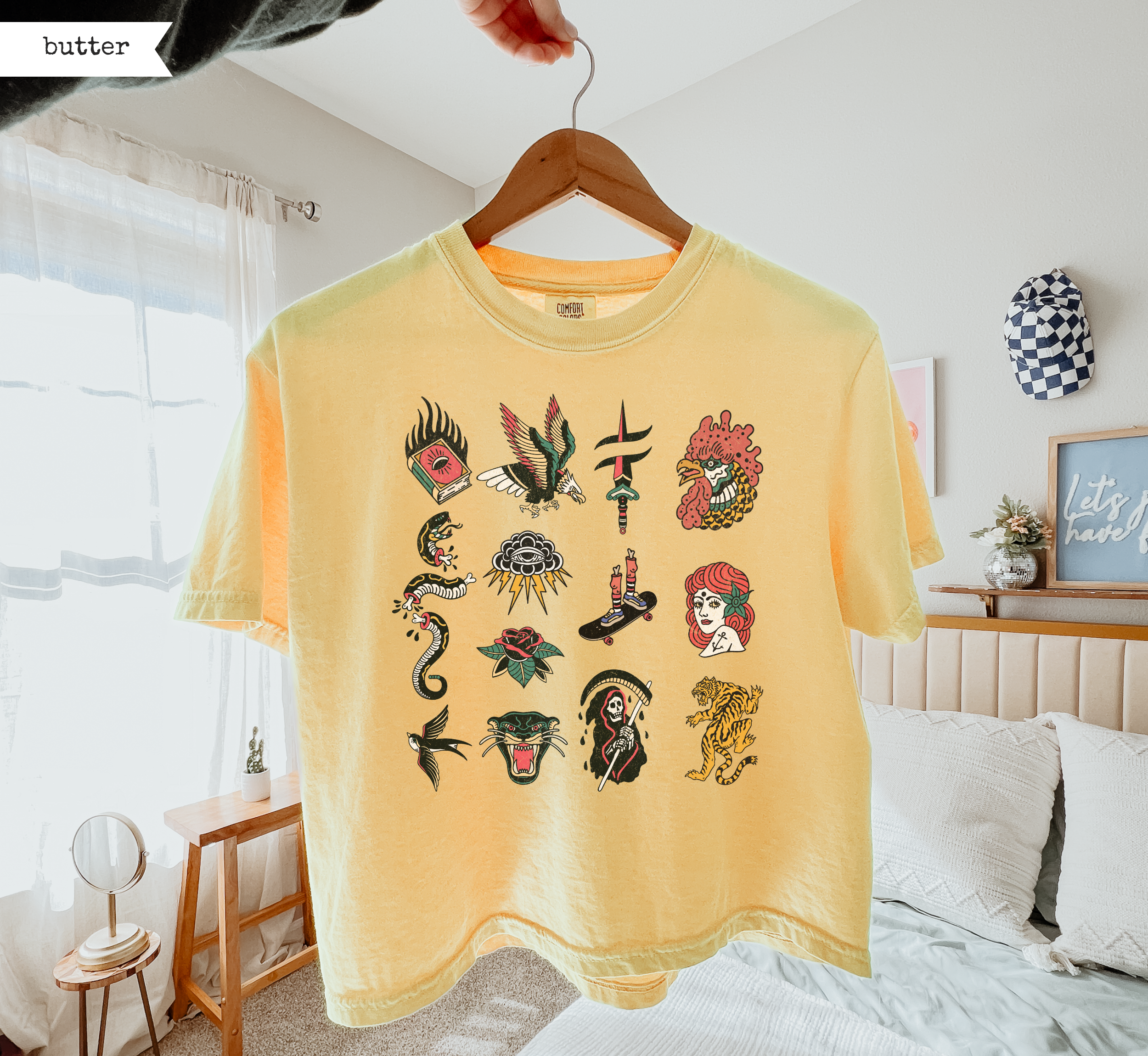 Vintage Tattoo Boxy T-Shirt