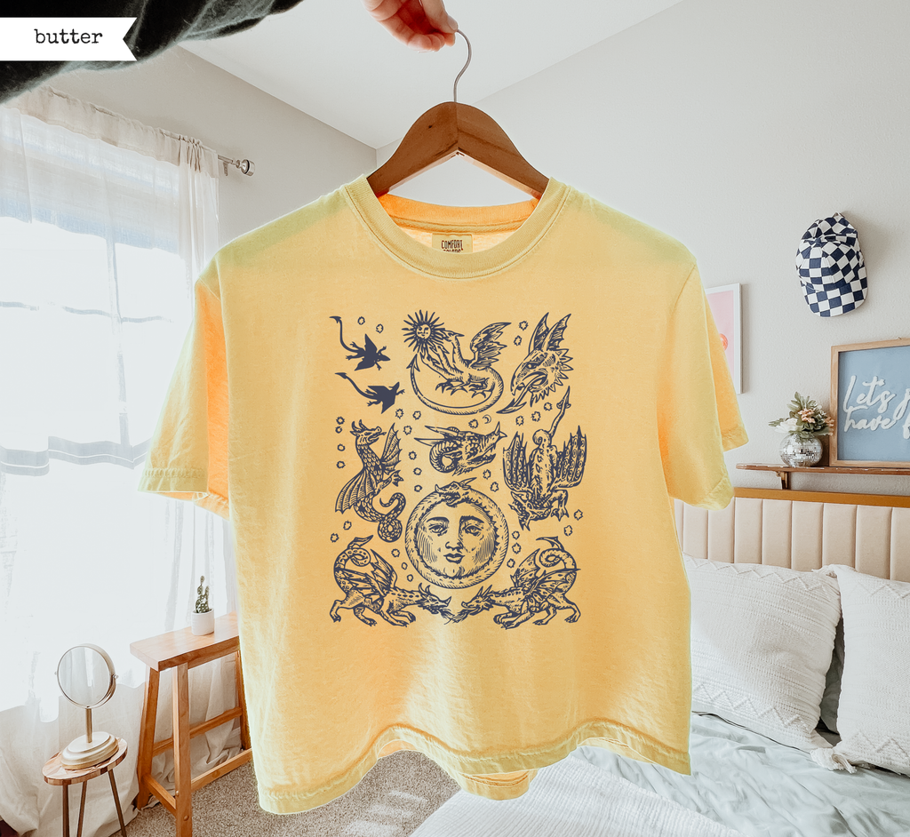 Medieval Dragons Boxy T-Shirt