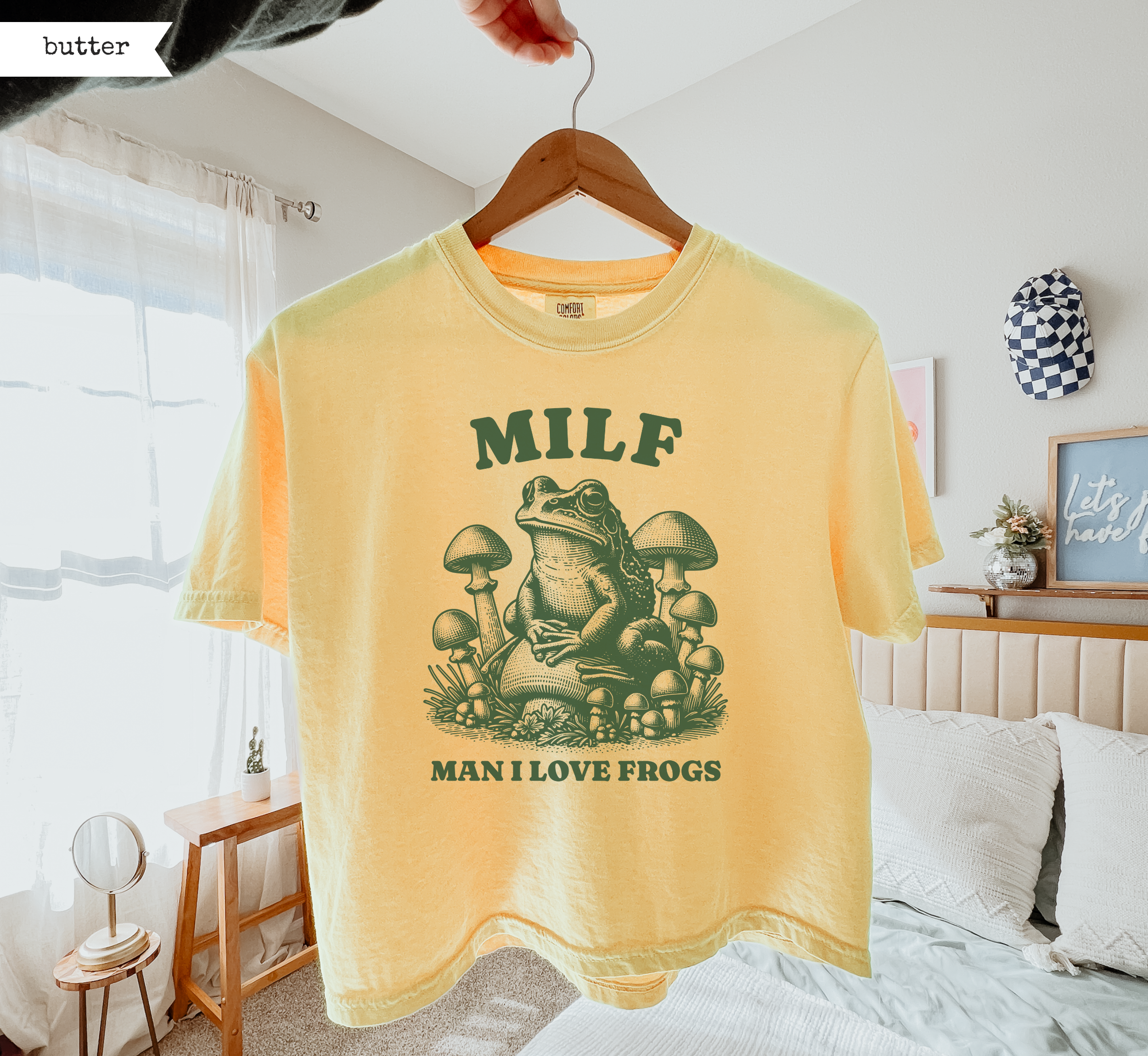 Man I Love Frogs Boxy T-Shirt