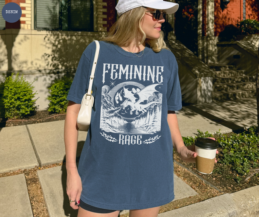 Feminine Rage Dragon T-Shirt