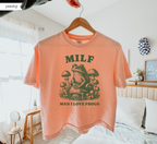 T-shirt ample "J'adore les grenouilles"