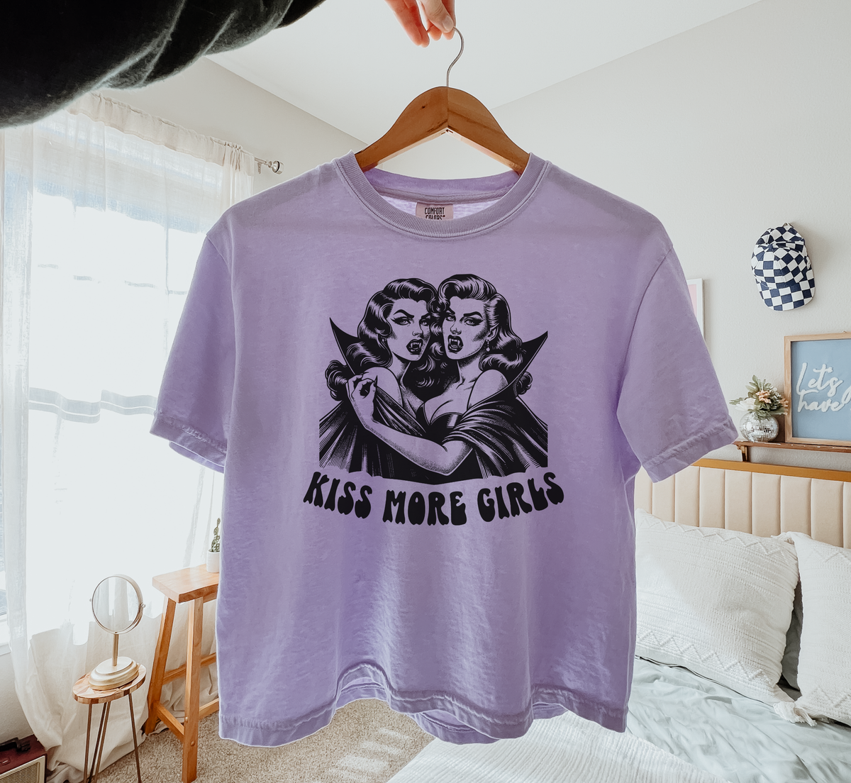 Kiss More Girls Vampire Boxy T-Shirt