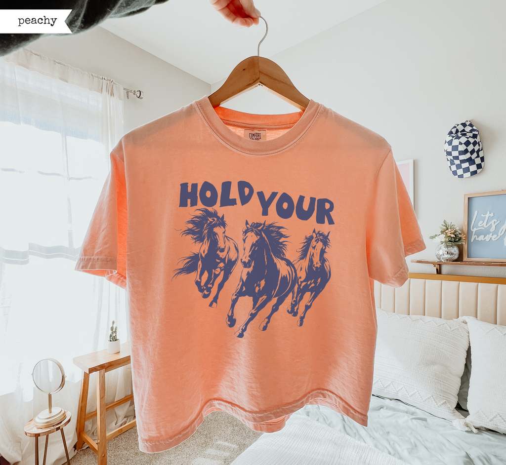 Hold Your Horses Boxy T-Shirt