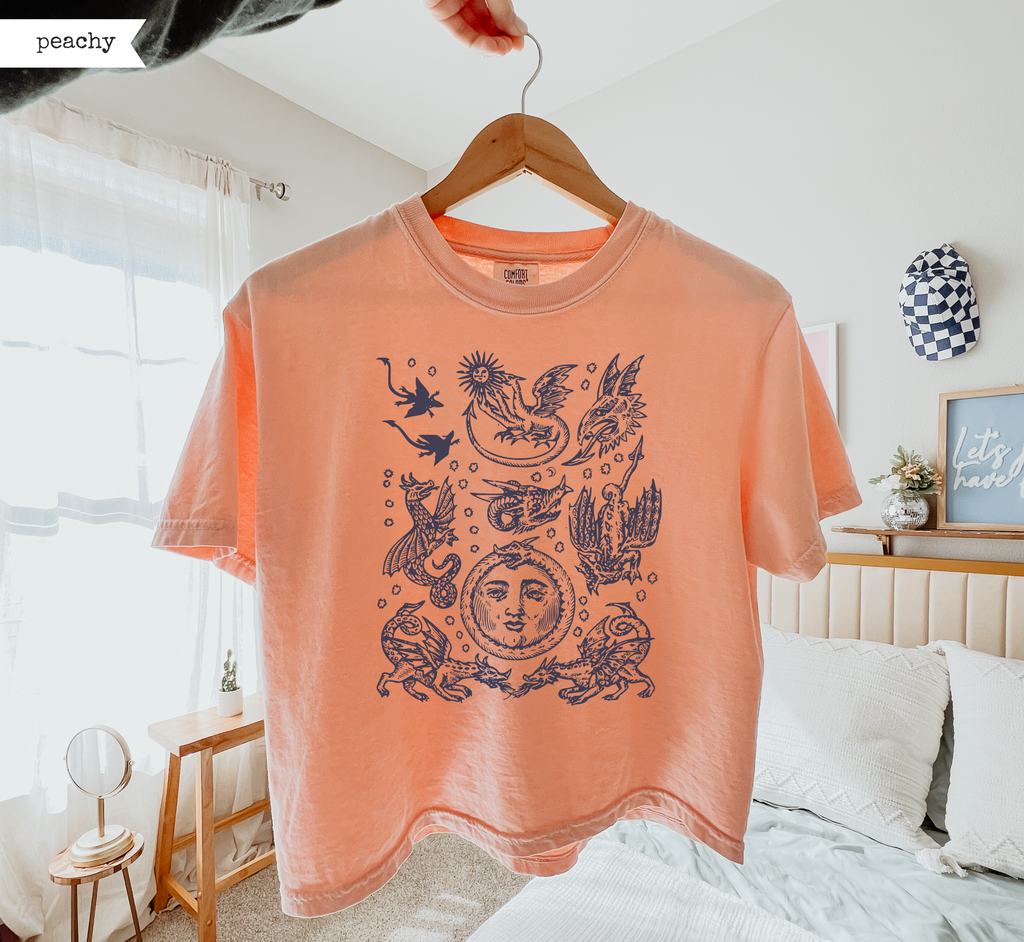 Medieval Dragons Boxy T-Shirt