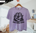 T-shirt ample "Kiss More Girls Vampire"