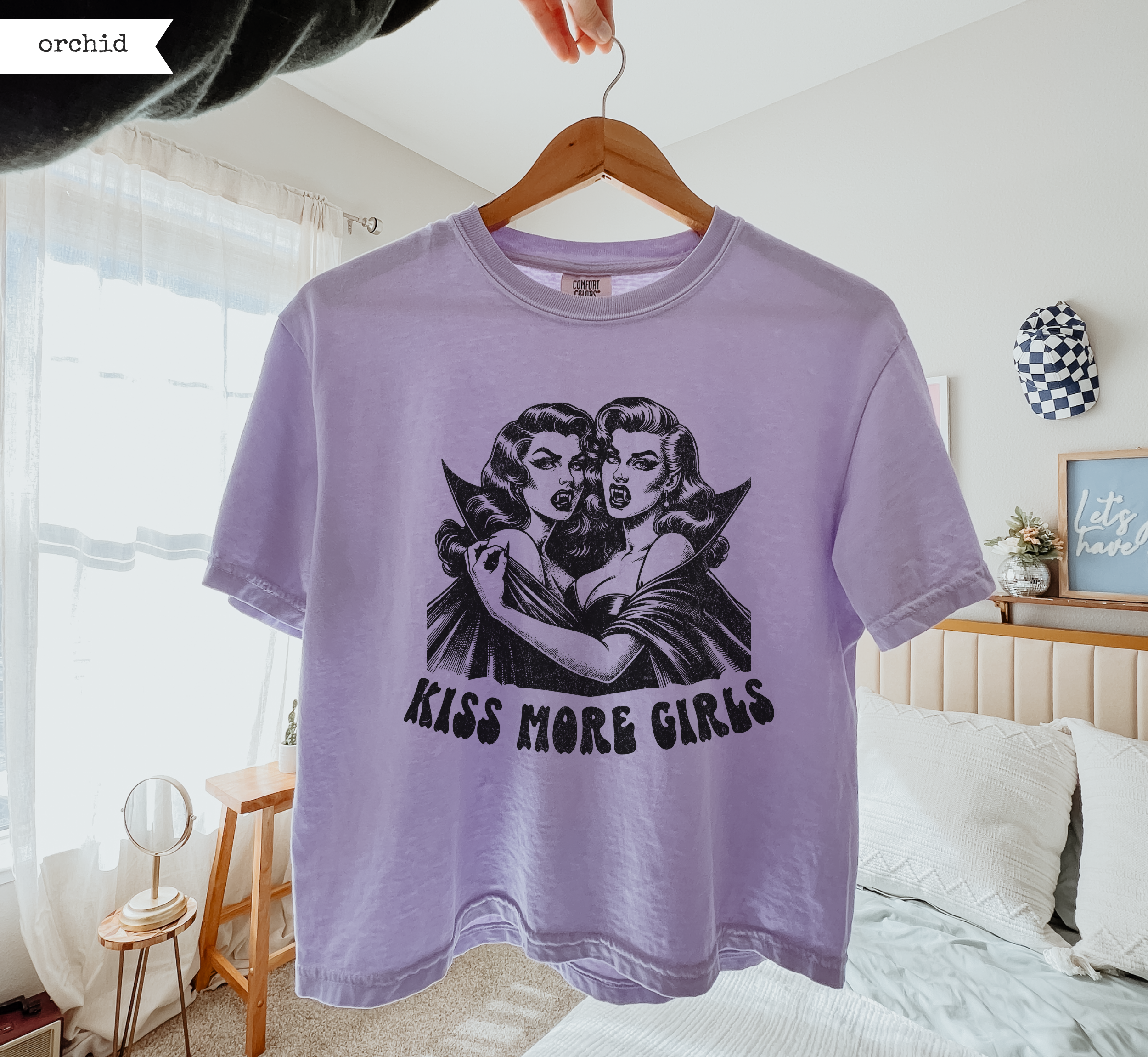 Kiss More Girls Vampire Boxy T-Shirt