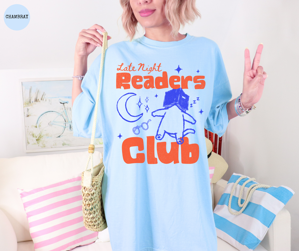 T-Shirt Chat Club de Lecture Nocturne