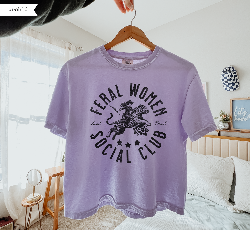 T-shirt ample Feral Women Social Club