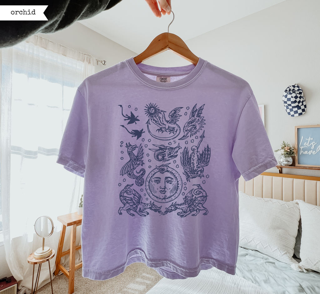 Medieval Dragons Boxy T-Shirt