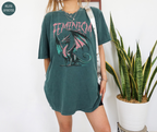 T-shirt fantaisie Dragon Féminisme