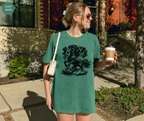 T-shirt cheval et éclair style années 90 rétro