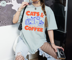 Cats and Coffee T-Shirt