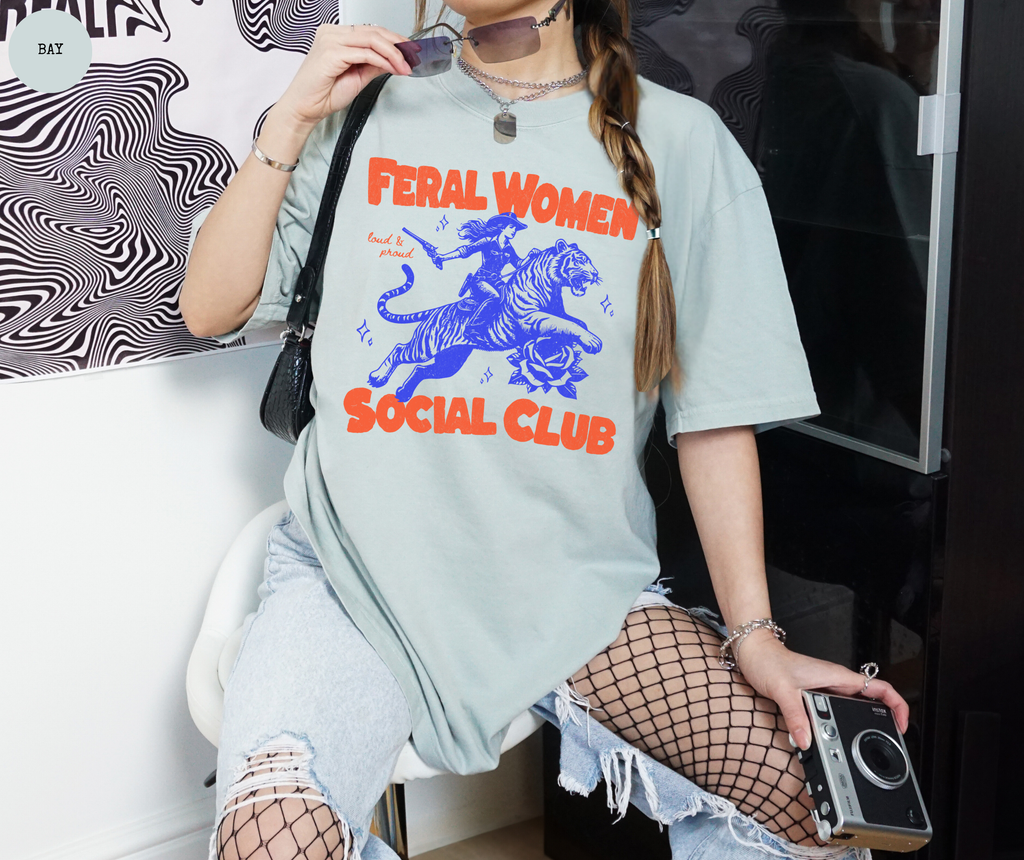 Feral Women Social Club T Shirt