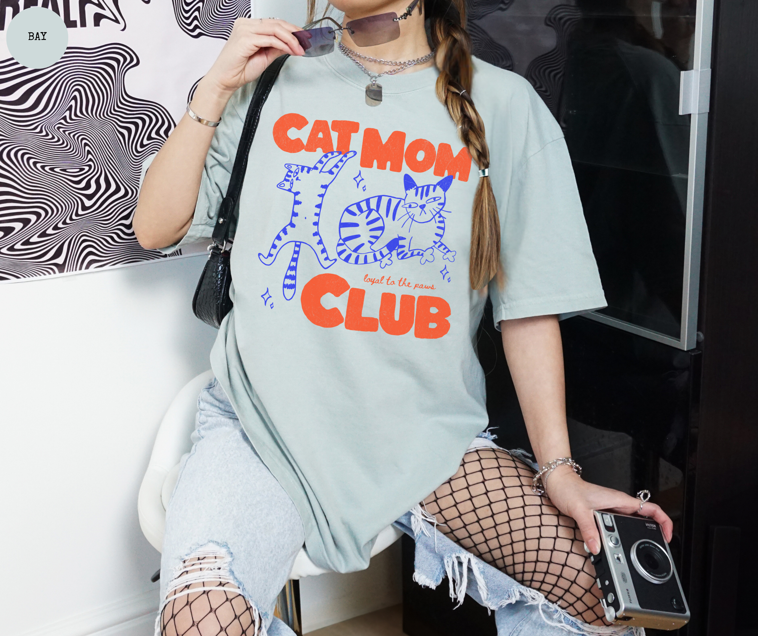 Cat Mom Club T-Shirt