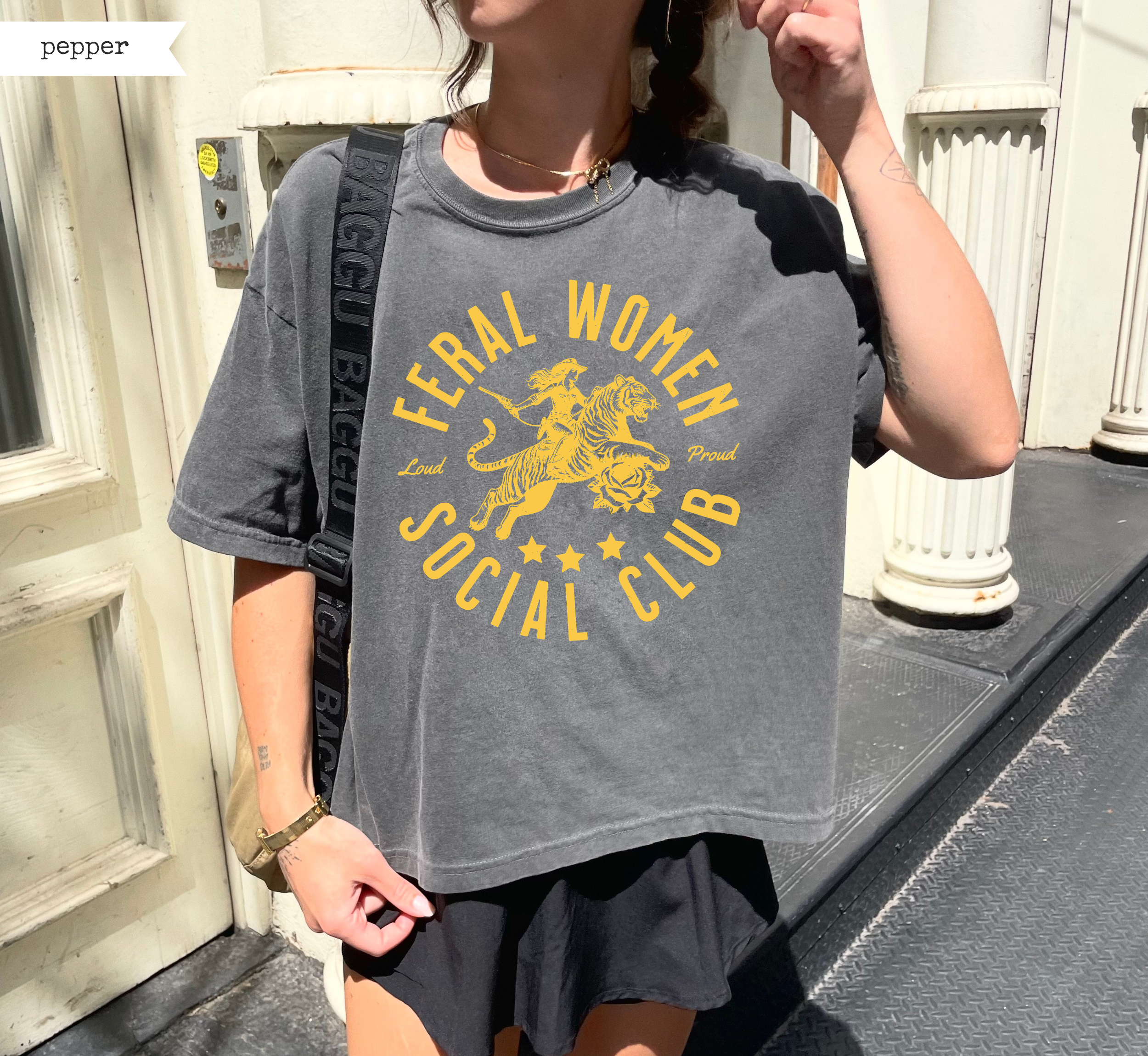 Feral Women Social Club Boxy T-Shirt