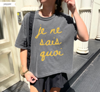 T-shirt ample "Je Ne Sais Quoi"