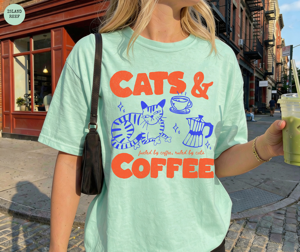Cats and Coffee T-Shirt