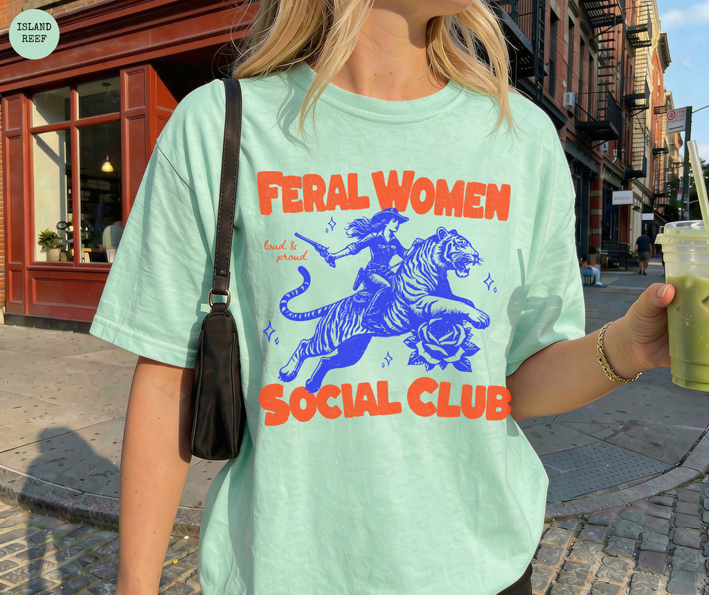 Feral Women Social Club T Shirt