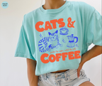 Cats and Coffee T-Shirt