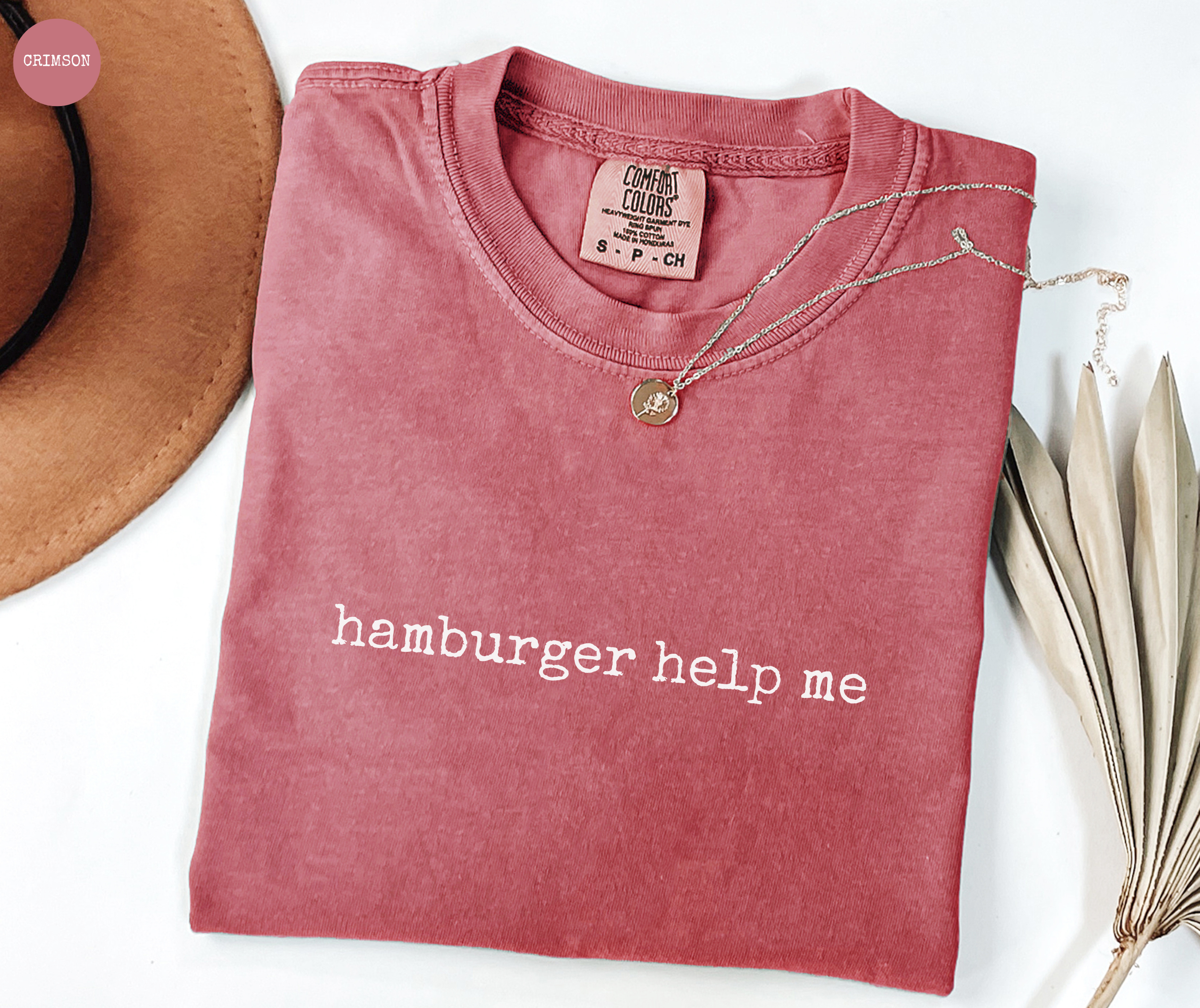 T-shirt « Hamburger, aide-moi »
