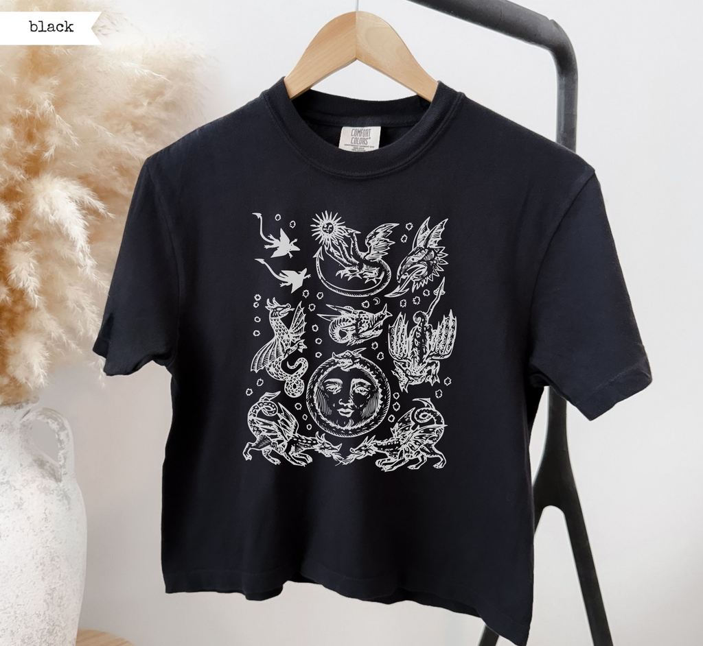 Medieval Dragons Boxy T-Shirt
