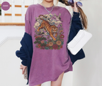 Retro Linocut Tiger T-Shirt