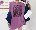 Retro Linocut Owl T-Shirt