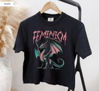Feminism Dragon Boxy T-Shirt